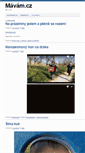 Mobile Screenshot of mavam.cz