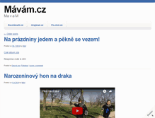 Tablet Screenshot of mavam.cz